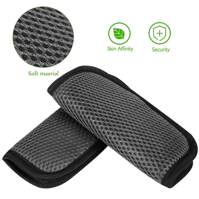 Accmor Car Seat Straps Shoulder Pads for Baby Kids, Soft Car Seat Strap Covers, Seat Belt Covers for Car Seats, Pushchair, Stroller