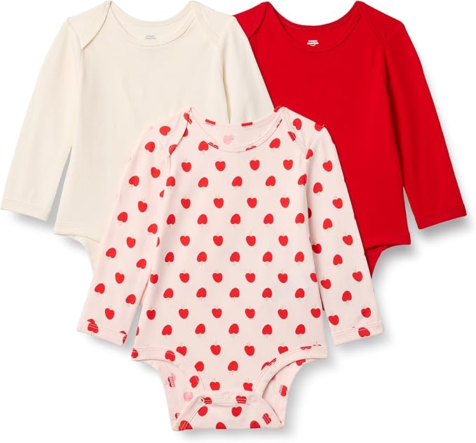 Amazon Essentials x Sofia Grainge Unisex Babies' Long Sleeve Crew Neck Bodysuit