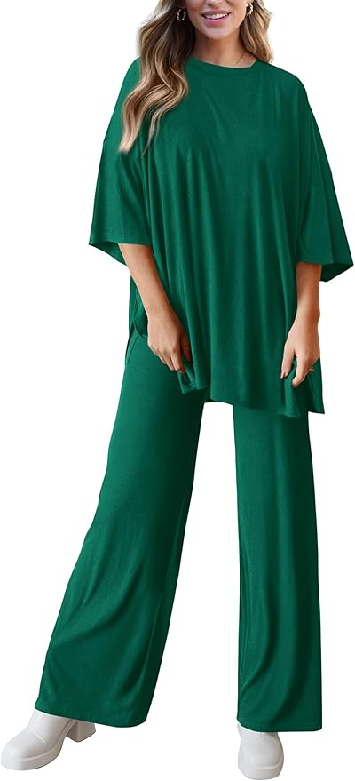 PRETTYGARDEN Two Piece Sets for Women Summer Fashion Lounge Matching Set 2026 Spring Travel Vacation Airport Outfits Clothing