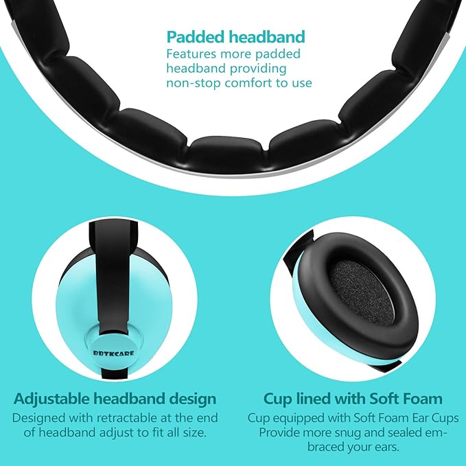 Earmuffs Infant Hearing Protection Baby Headphones Noise Cancelling Headphones for Babies for 3 Months to 3 Years