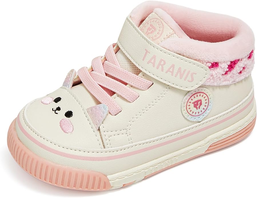 TARANIS Baby Squeaky Shoes Walking Sneakers with On/Off Squeaker Switch Non-Slip First Walkers Soft Rubber Toe Breathable Mesh