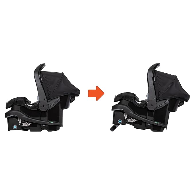 Baby Trend Passport® Switch 6-in-1 Modular Stroller Travel System with EZ-Lift™ Plus Infant Car Seat, Dash Black