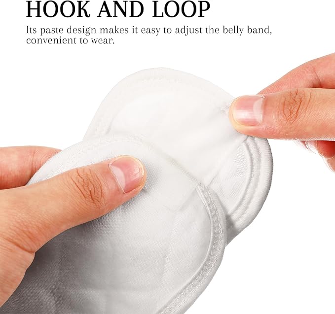 8 Pcs Baby Belly Button Band，Baby Umbilical Cord Belt, Infant Belly Binder Hernia Care Navel Truss Cotton Baby Infant Umbilical Cord Belly Band for 0-12 Months，Support Newborn Warm Essential