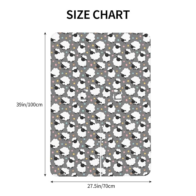Cute Sheep Lambs Baby Car Seat Canopy Nursing Cover for Newborn Car Seat Breastfeeding Covers Blanket Newborn Shower Gift