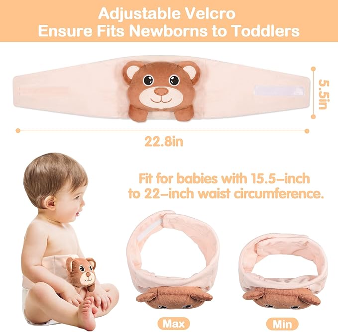 Baby Colic, Gas and Upset Stomach Relief - Heigoeost Newborns Heating Pad Colic Belly Belt for Babies Gas & Colic Tummy Relief, Baby Heated Tummy Wrap for Colic, Gas, Upset Stomach Infants Relief