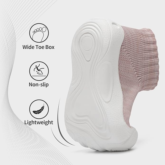 Baby Sock Shoes Breathable First Walking Shoes for Baby Girl Boy 6-24 Months Ultra-Light Infant Slippers Toddler Sneakers