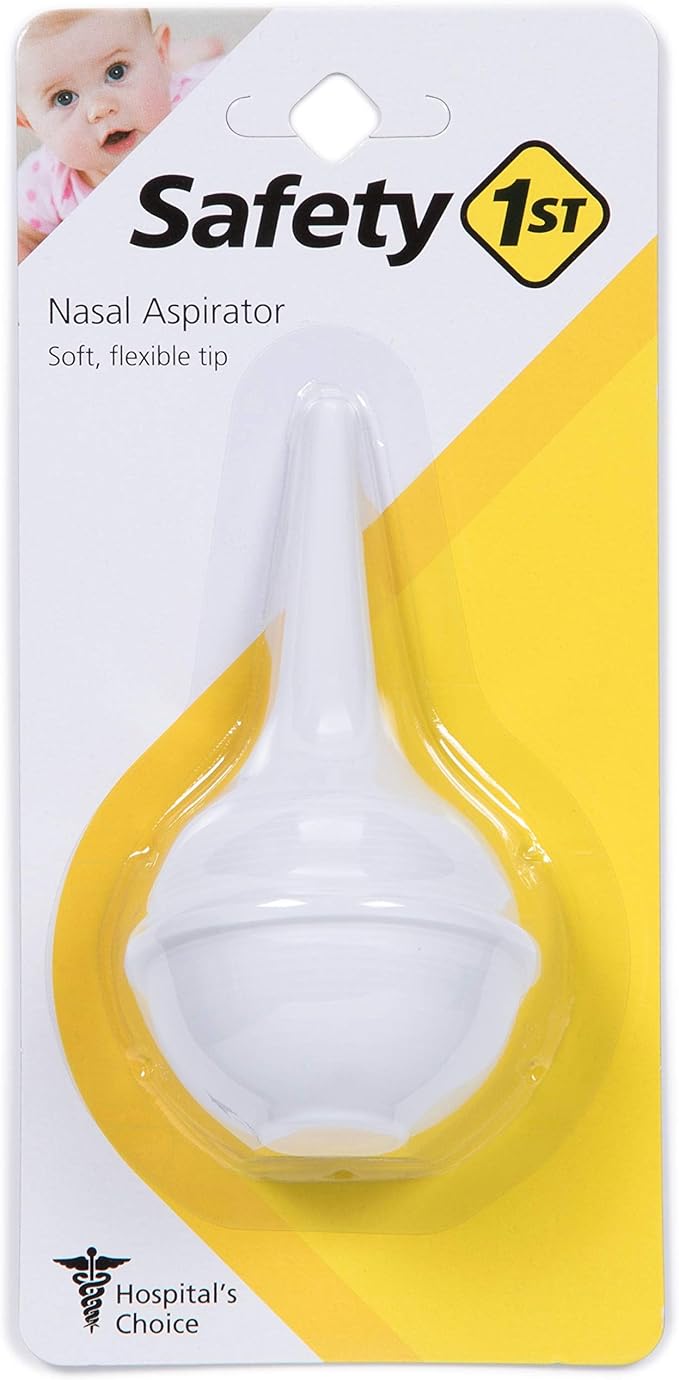 Safety 1st Nasal Aspirator, White, One Size (Pack of 2)