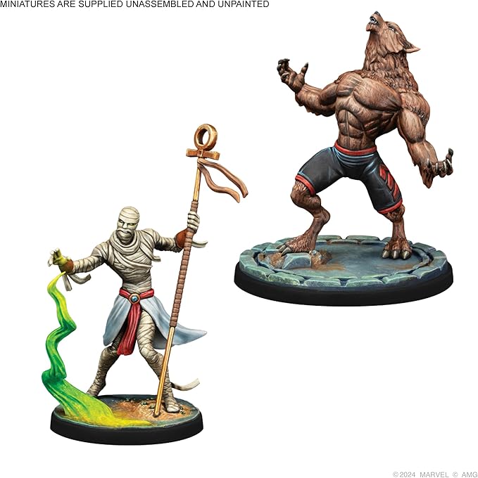 Marvel: Crisis Protocol Tomb of Dracula Character Pack - Add Supernatural Legends to Your Team! Tabletop Superhero Game, Ages 14+, 2 Players, 90 Min Playtime, Made by Atomic Mass Games