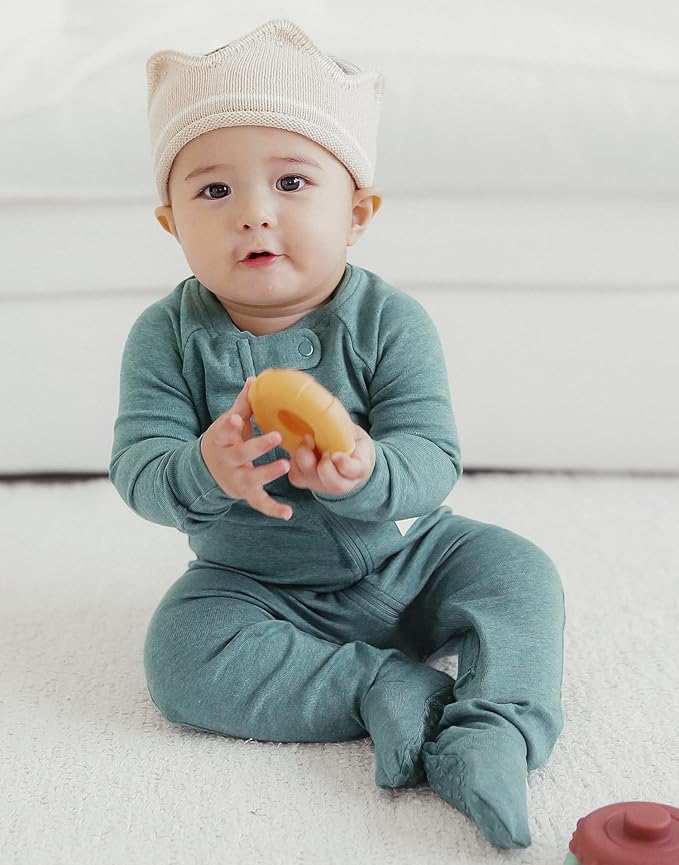 VAENAIT BABY Infant Toddler Boys Girls Modal Cotton Footed Pajamas One-Piece Romper Sleep and Play 0M-2T