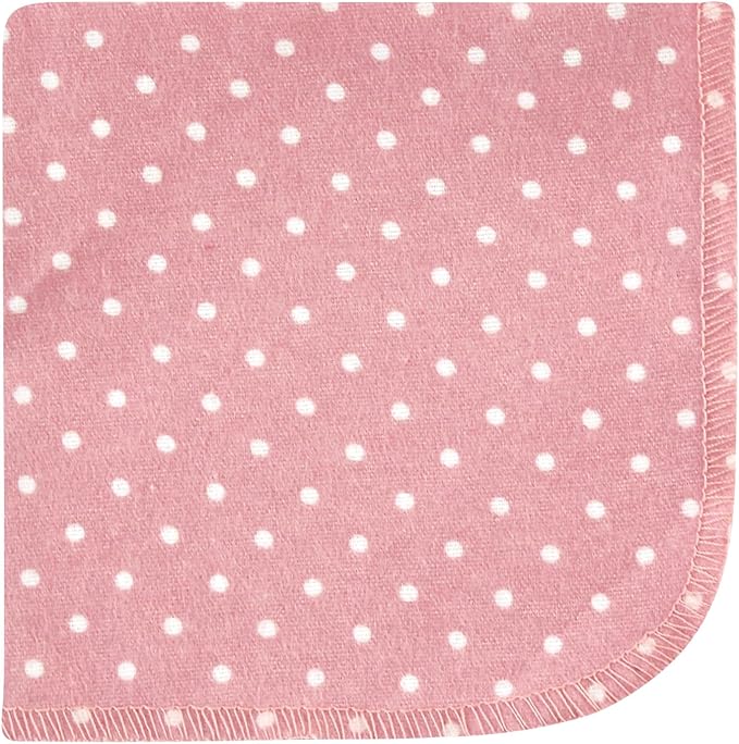 Hudson Baby Unisex Baby Flannel Cotton Washcloths, Dusty Rose Floral 10 Pack, One Size