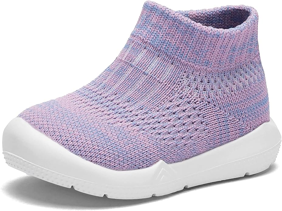 Engtoy Baby Shoes & Socks - Non-Slip Breathable Slippers with Soft Rubber Sole - Baby Boys & Girls Slip On Sneakers
