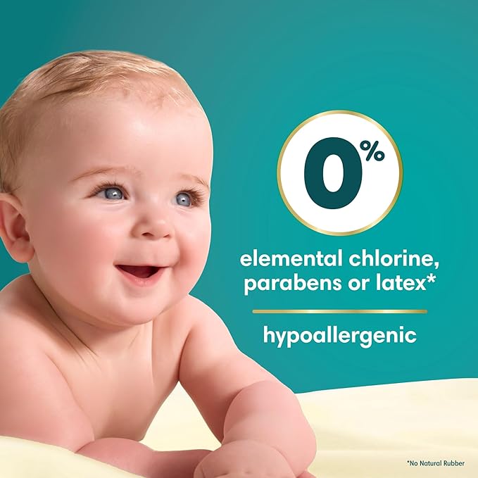 Pampers Swaddlers Diapers, Size 1 (8-14 lbs), 32 Count, Absorbent, Keeps Baby Dry and Comfortable, Skin Safe Disposable Baby Diaper (Packaging May Vary)