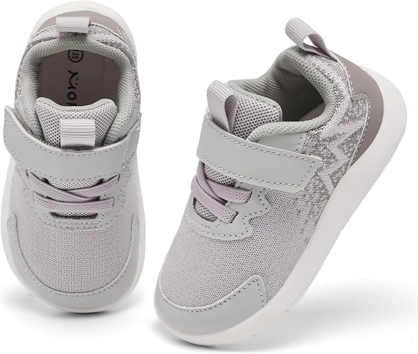 MORENDL Wide Toddler Shoes Baby Walking Shoes Boys & Girls Barefoot Sneakers Zero Drop Comfort Tennis Running Outdoor Activities
