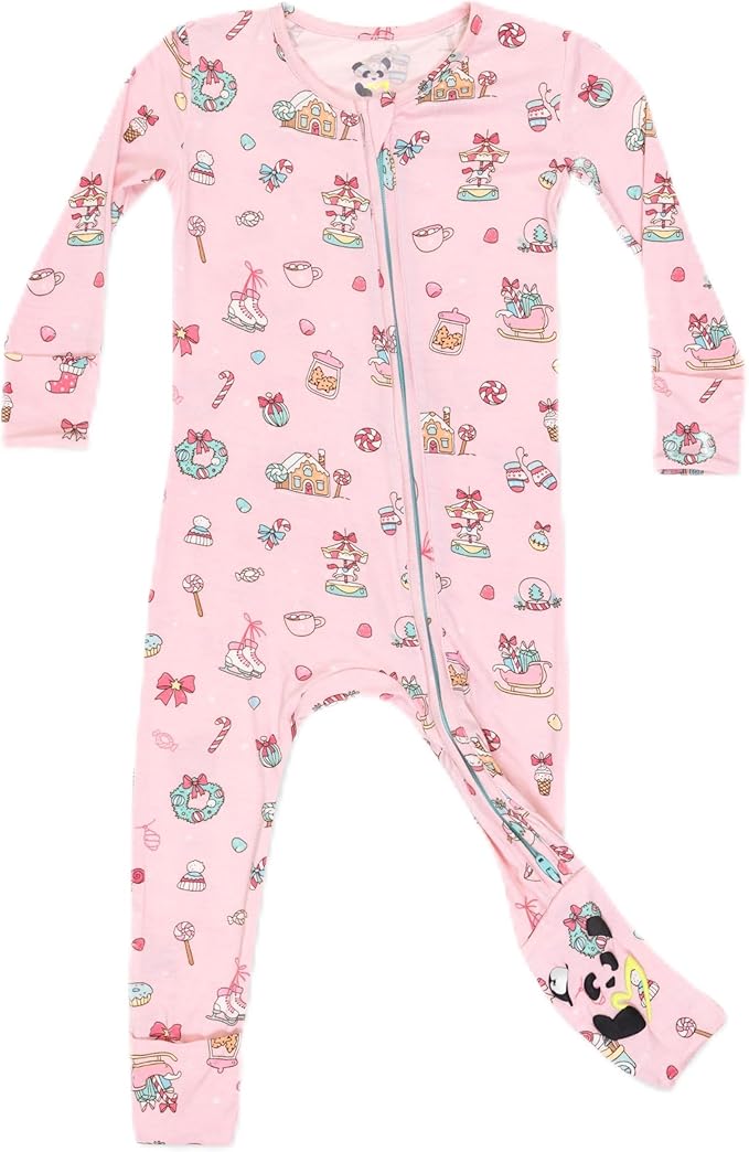 Bellabu Bear Convertible Footies for Baby Boys & Baby Girls, Family Matching Pajamas, Rayon from Bamboo