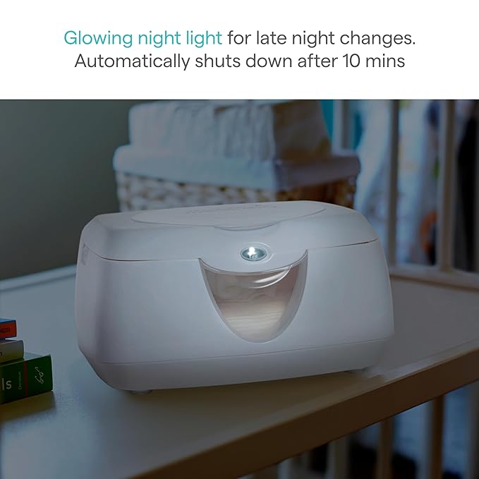 Munchkin Warm Glow Baby Wipe Warmer, White