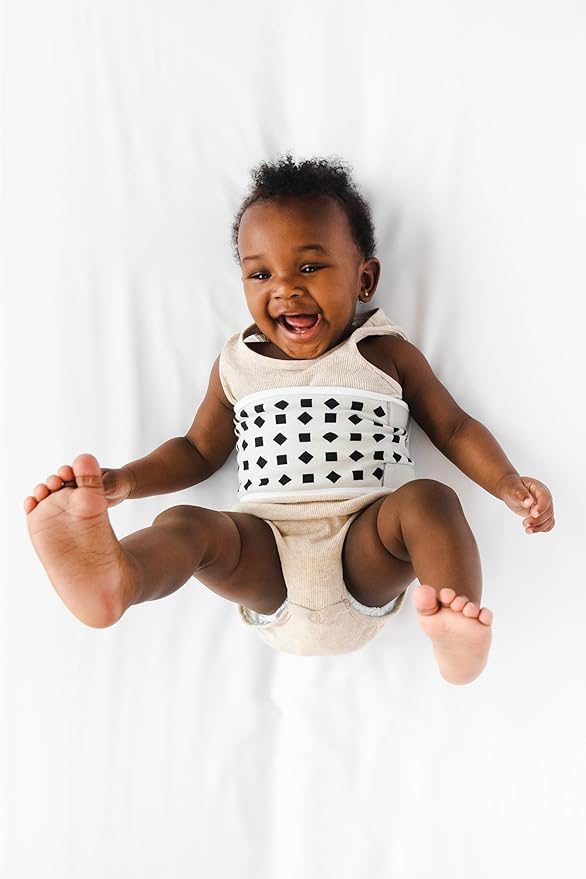 Nanit Breathing Wear Band - 100% Cotton, Works with Nanit Pro Baby Monitor to Track Breathing Motion Sensor-Free, Fits Newborns and Infants