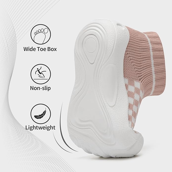 Baby Sock Shoes Breathable First Walking Shoes for Baby Girl Boy 6-24 Months Ultra-Light Infant Slippers Toddler Sneakers
