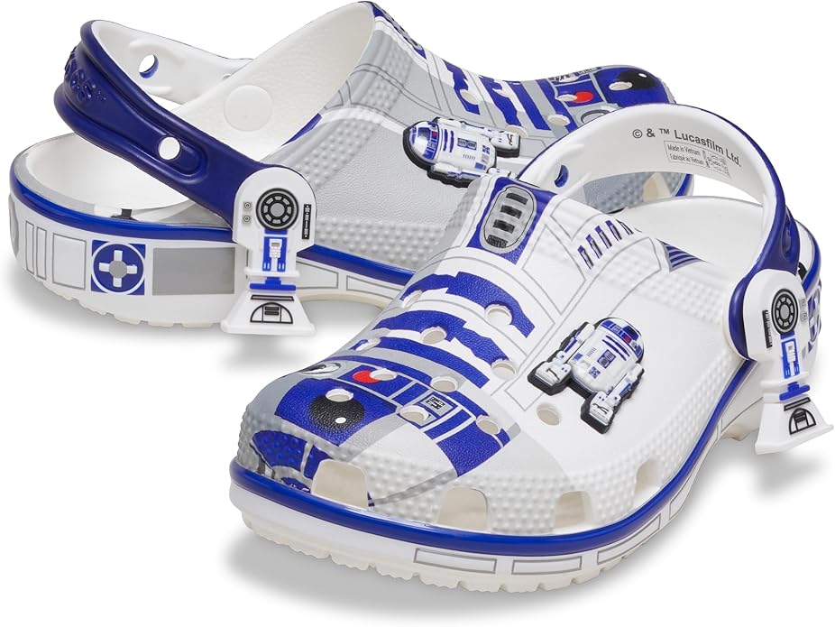 Crocs Unisex-Child Star Wars R2D2 Classic Clogs