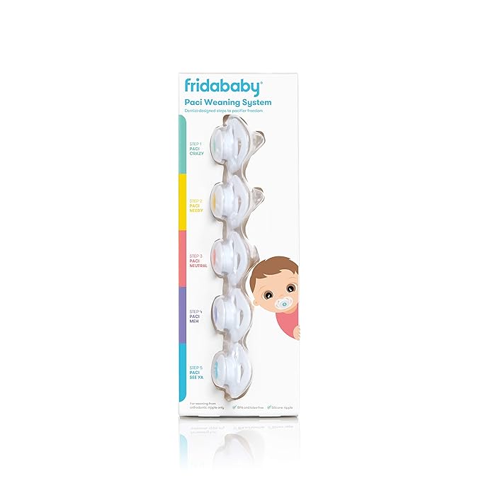 Frida Baby Silicone Paci Weaning System,BPA Free,Latex Free,(Pack of 12)