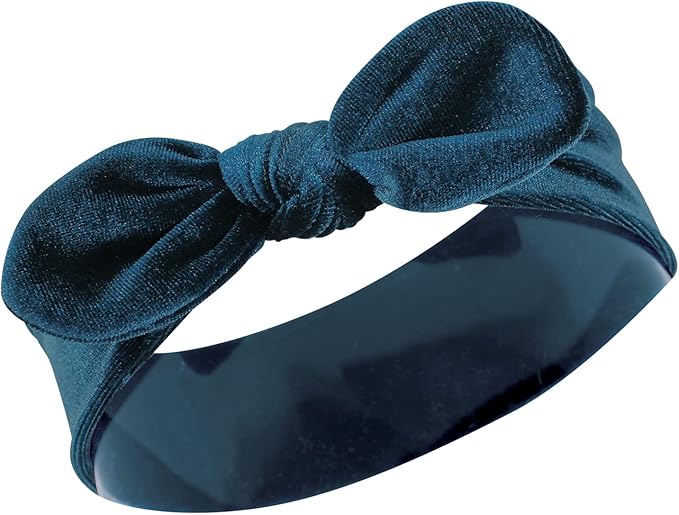 Hudson Baby Cotton and Synthetic Headbands, Size 0-24 Months