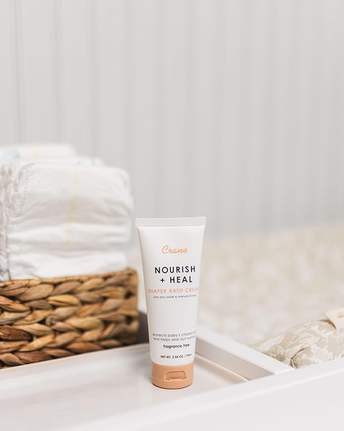 Crane Baby Diaper Cream, Nourish, Heal, and Protect, 2.54 oz