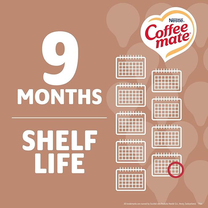 Nestle Coffee mate Coffee Creamer, Cafe Mocha, Liquid Creamer Singles, Non Dairy, No Refrigeration, 0.375 fl oz Tubs (Pack of 200)