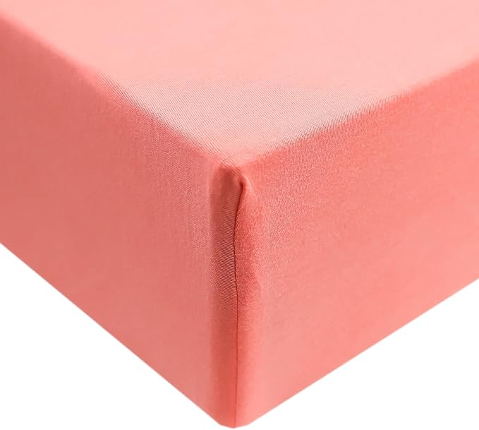 Stella Copper Pearl Premium Knit Crib Sheets - Breathable and Soft, Fitted Sheets for Standard Mattresses, Perfect for Baby Registry or Shower Gift