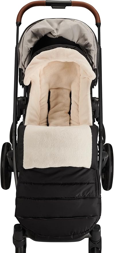 Bunting Bag for UPPAbaby Vista, V2, V3, Cruz, V2, V3 RumbleSeat, V2, V3 Ridge, Minu Strollers, Warm and ultra-plush Waterproof Stroller Footmuff, Extendable winter stroller cover, sleeping bag