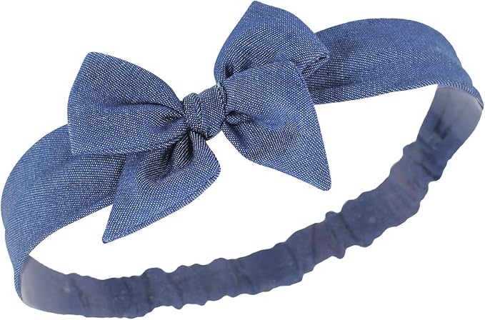 Hudson Baby Cotton and Synthetic Headbands, Size 0-24 Months
