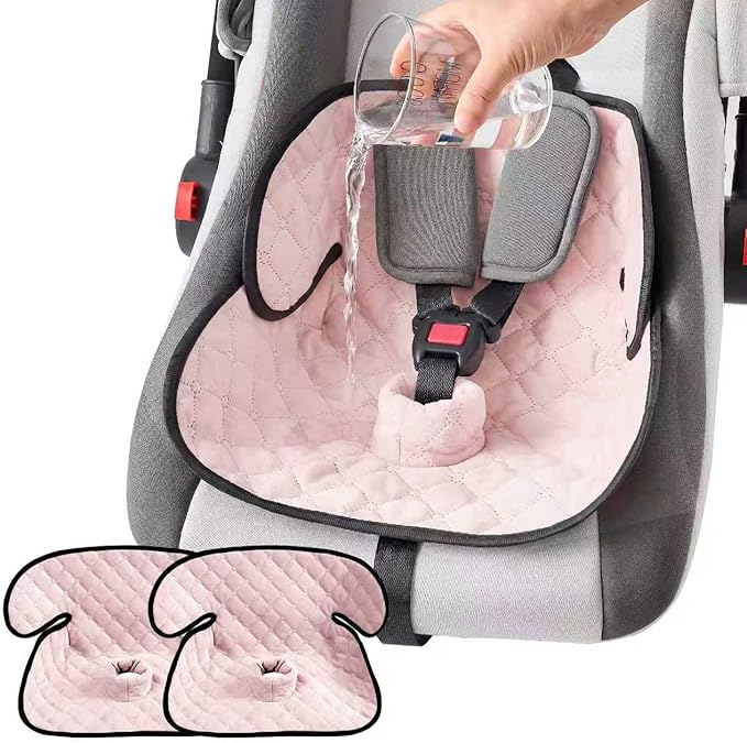 2 Pack Waterproof Piddle Pads Carseat Potty Training Car Seat Protector Waterproof Car Seat Liner Cover to Prevent Pee