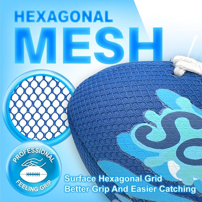 SOAK 9-Inch Water Football – Waterproof Foam Ball for Pool, Beach & Lake Games, Kids Ages and Adults, Outdoor Family Toy