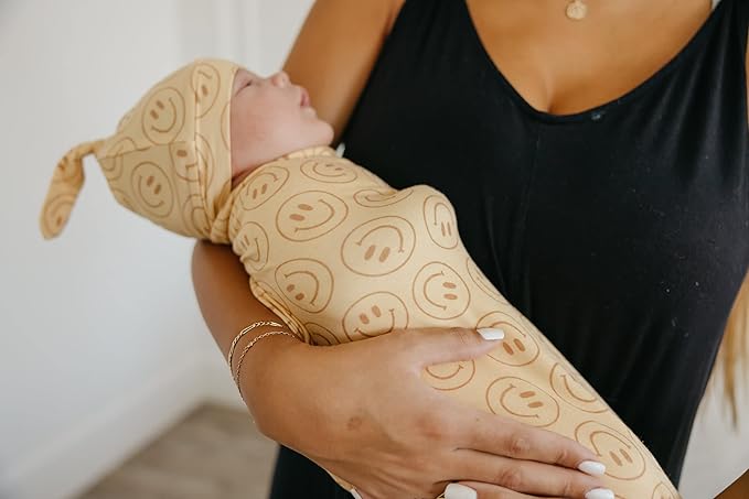 Copper Pearl Baby Swaddle Blanket - Premium Knit Baby Blanket, Large Soft Stretchy Receiving Blankets for Baby Boy and Girl, Swaddles for Newborn, Infant, and Toddler (Vance)
