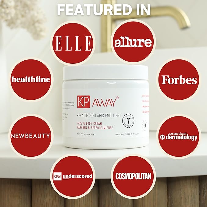 Moisturizing Keratosis Pilaris Cream for Kids | Gentle Hydration for Dry, Bumpy Skin | Dermatologist-Developed Lotion | Non-Irritating, Acid-Free Formula | 16 oz