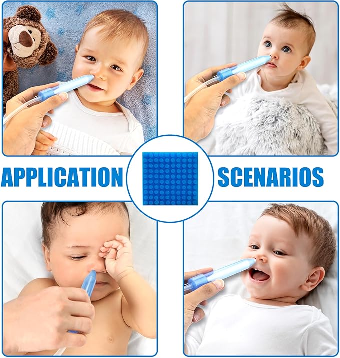200-Pack of Premium Nasal Aspirator Hygiene Filters, Replacement for Baby Nasal Aspirator Filters, BPA, Phthalate & Latex-Free with Nose Cleaning Tweezer