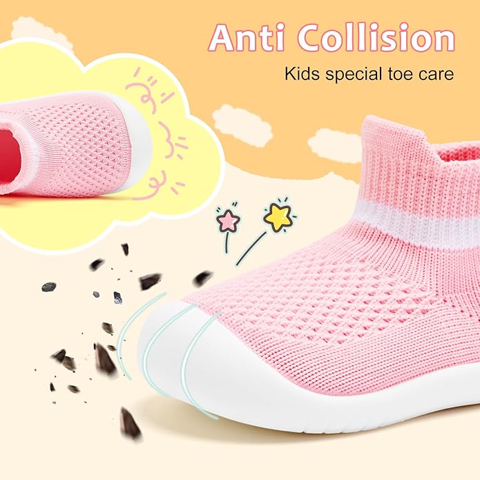 VIFUUR Baby Shoes Girls Boys Toddler Sneakers Non-Slip First Walkers Shoes for Babies 6 9 12 18 24 Months