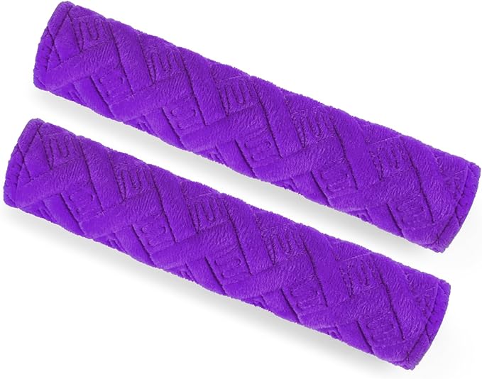 surpassme Car Seat Belt Pads Covers, 2PCS Seat Belt Shoulder Strap Covers Protector to Release Stress to Your Neck and Shoulder for a Safety Driving(Purple)