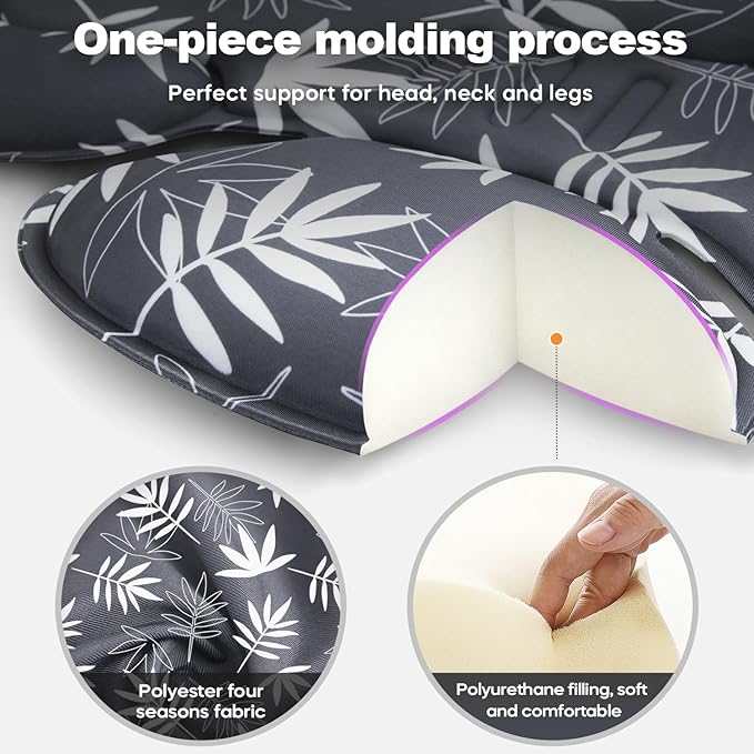 Infant Car Seat Insert, Baby Head Body Support for Newborn Cushion Pads, Compatible with 3 to 5 Point Harness Systems, Breathable Soft Fabric, Perfect for Carseats, Strollers, Swings