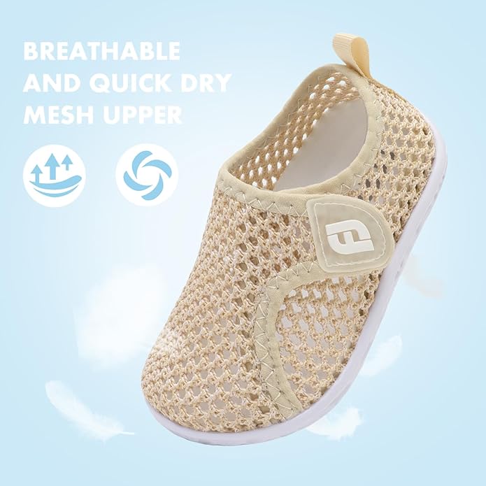 JOINFREE Baby Toddler Water Shoes Boys Girls Sandals Barefoot Kids Breathable Sneakers Shoes for Walking Running