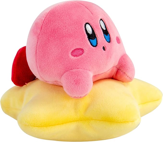 Club Mocchi Mocchi- Kirby Plush - Warp Star Kirby Plushie - Soft and Squishy Plush Video Game Collectibles - Kawaii Plushies and Gaming Room Decor - 6 Inch