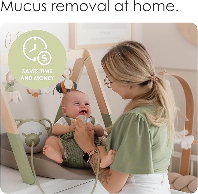 Nosiboo Pro Nasal Aspirator for Babies | Electric Nose Sucker | Made in EU | Adjustable Suction Power | Premium Quality | Award-Winning Design (Gray, 7,8x6,38x6,77 Inch)