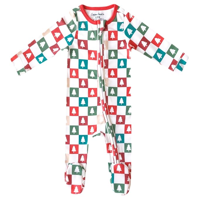 Copper Pearl Zip-up Footie Fraser