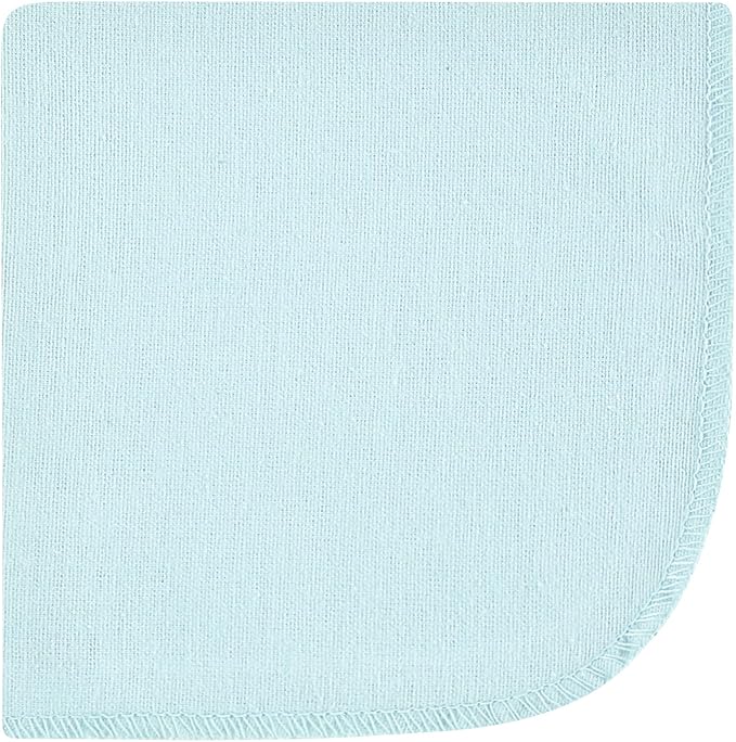 Hudson Baby Unisex Baby Flannel Cotton Washcloths 10-Pack, Boy Safari World, One Size