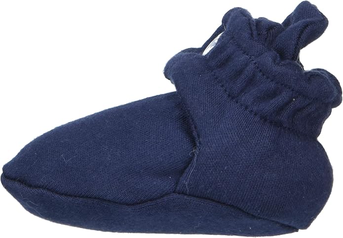 Burt's Bees Baby Unisex Booties Organic Cotton Newborn Essentials Shoes for Infants