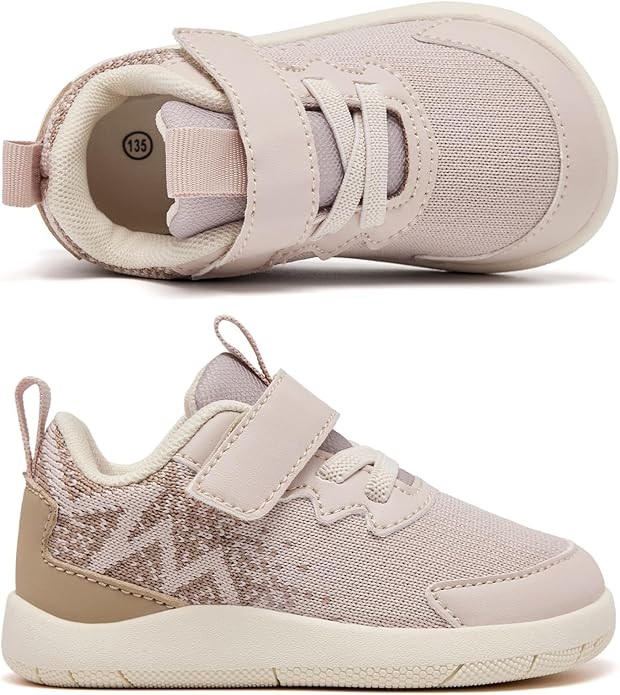 MORENDL Wide Toddler Shoes Baby Walking Shoes Boys & Girls Barefoot Sneakers Zero Drop Comfort Tennis Running Outdoor Activities