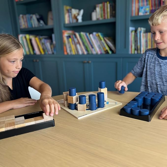 Foros 3D Board Game | Strategic Wooden Game with Unique Play | Family Game for Kids & Adults | Fun Entertainment for Game Night | Fast Paced, Easy to Learn Multiplayer | MESH Accredited, Award Winning