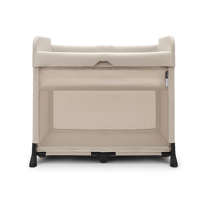 Bugaboo Stardust Playard - Portable Indoor and Outdoor - Foldable On The Go Play Yard - 1 Second Unfold (Taupe)