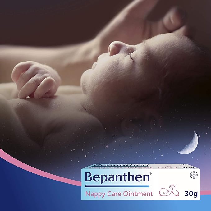 Bepanthen Nappy Rash Ointment 30g FOC 3.5g- Protects and Gently Skin Damaged by Nappy (Diaper) Rash.