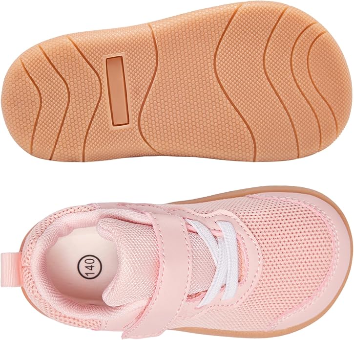 Wide Toe Box Toddler Shoes Baby First Walking Shoe Boys Girls Non-Slip Zero Drop Minimalist Tennis Sneakers