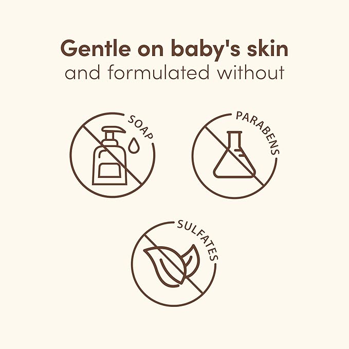 Aveeno Baby Calming Comfort Bath & Wash with Relaxing Lavender & Vanilla Scents & Natural Oat Extract, Hypoallergenic & Tear-Free Formula, Paraben-, Phthalate- & Soap-Free, 8 fl. Oz