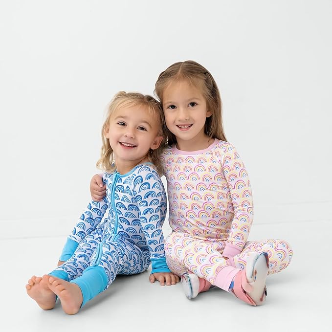 Little Sleepies Pajamas for Baby Boys & Girls, Viscose from Bamboo Baby Pajamas, Preemie & Newborn Sleepers, 2-Way Zipper PJs